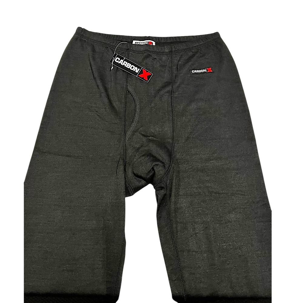 NWT CarbonX‎ FR Base Layer Thermal Long Johns Men's L Black Flame Resistant